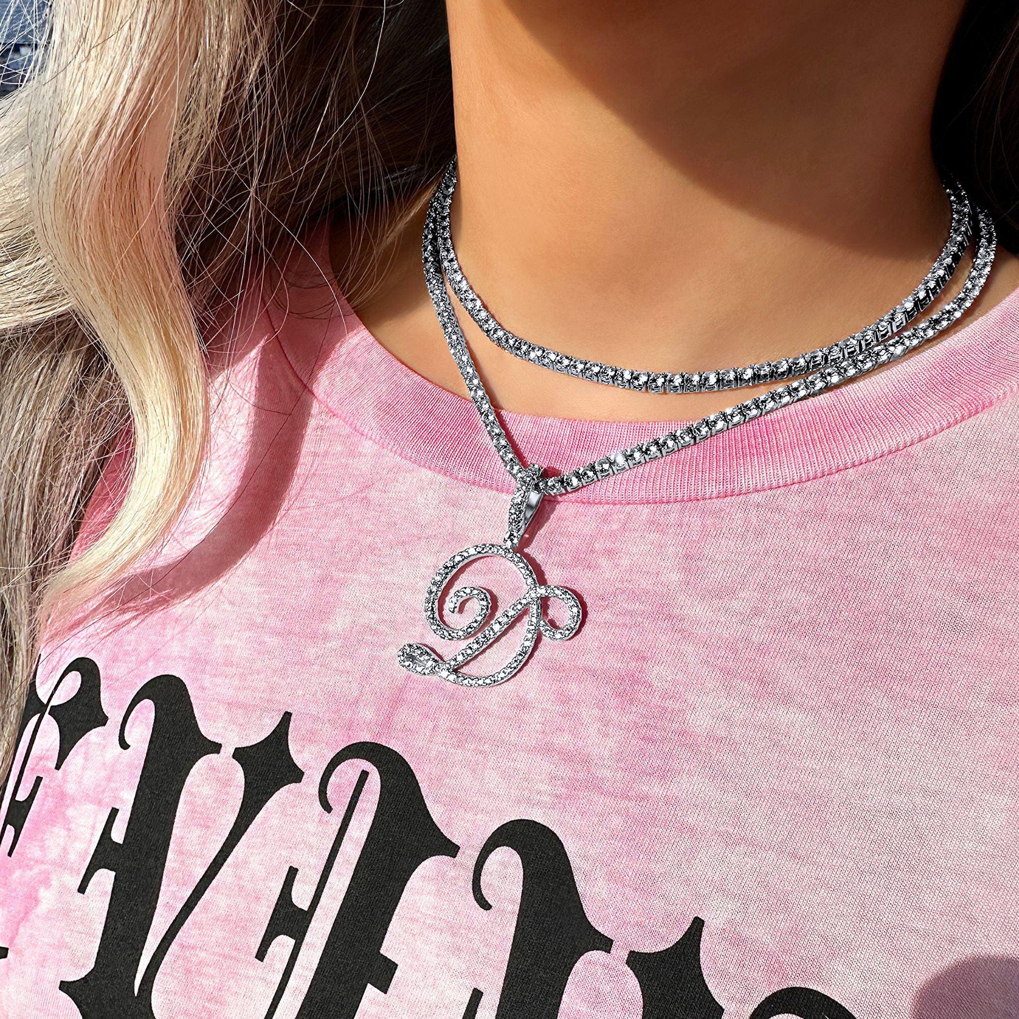 Cursive Initial Necklace