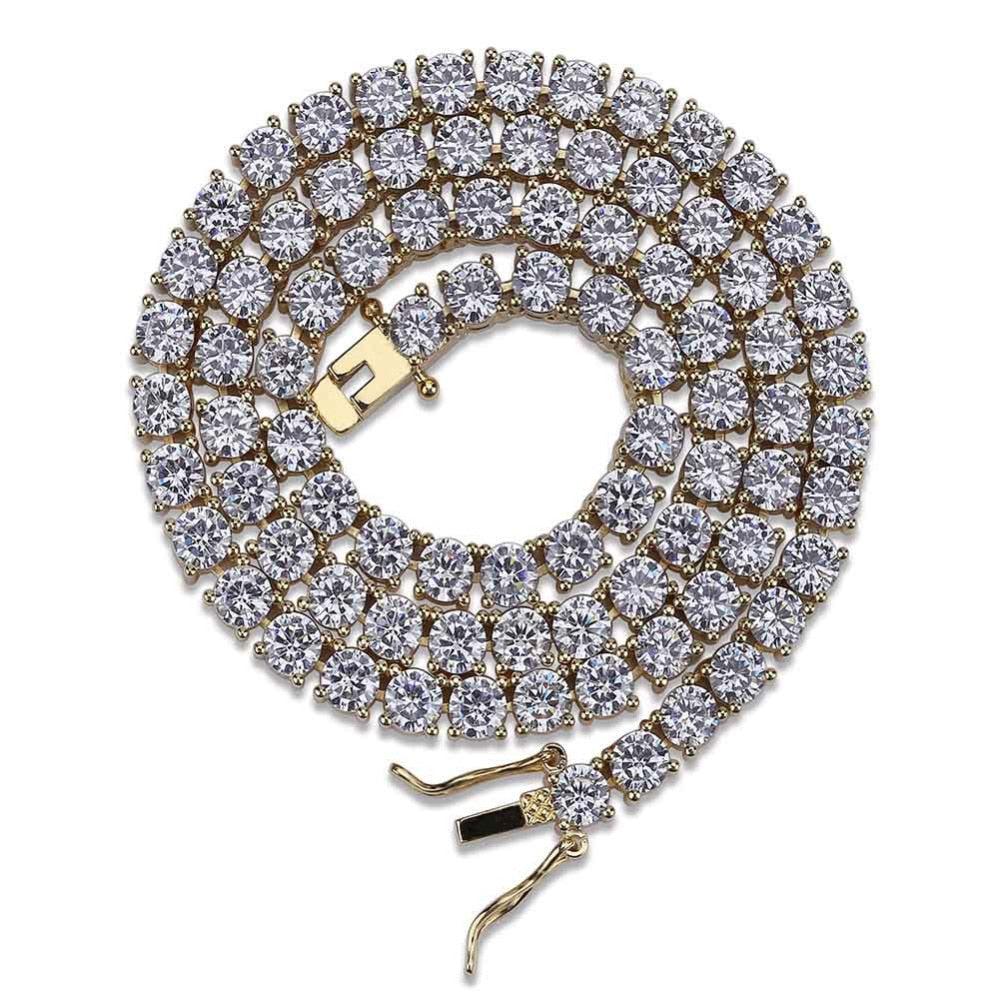 Diamond tennis necklace