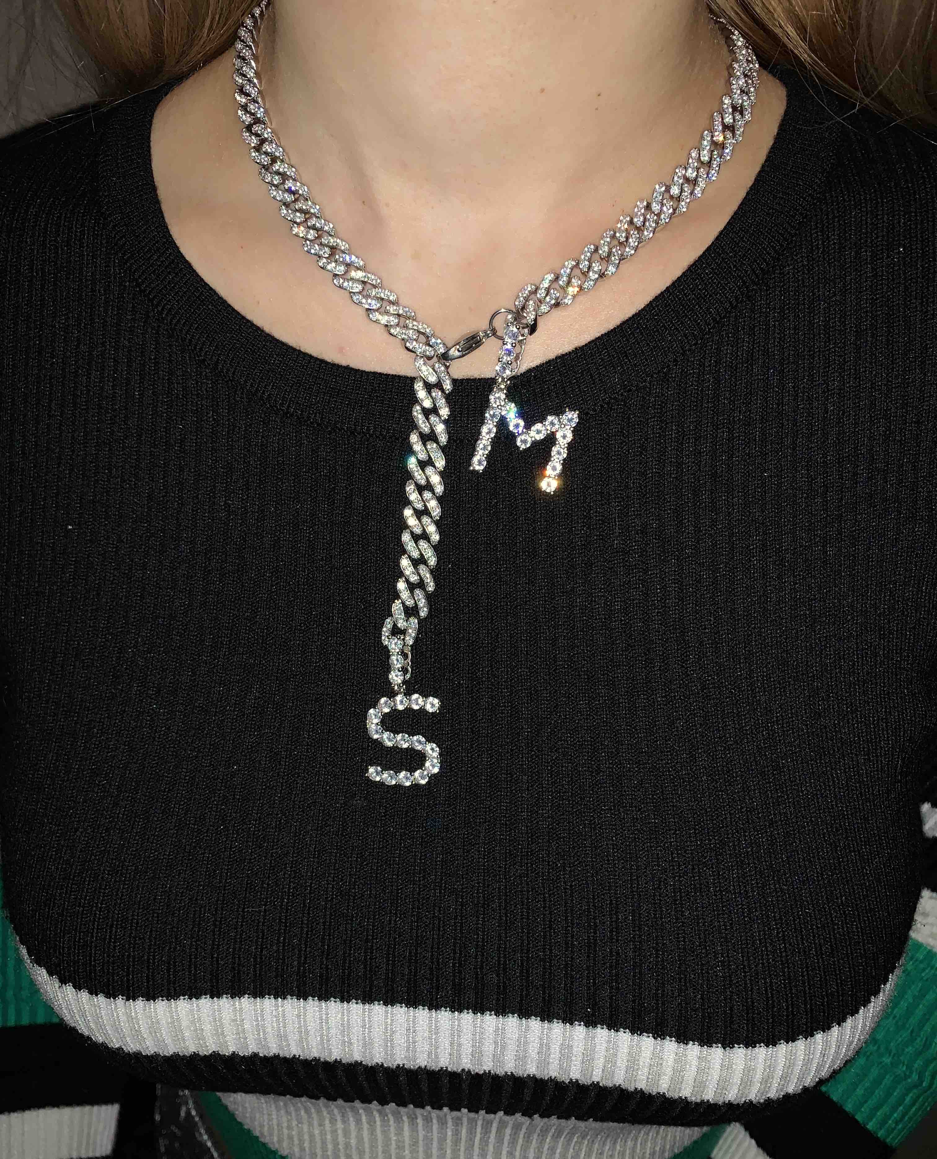 Double Letter Cuban Link
