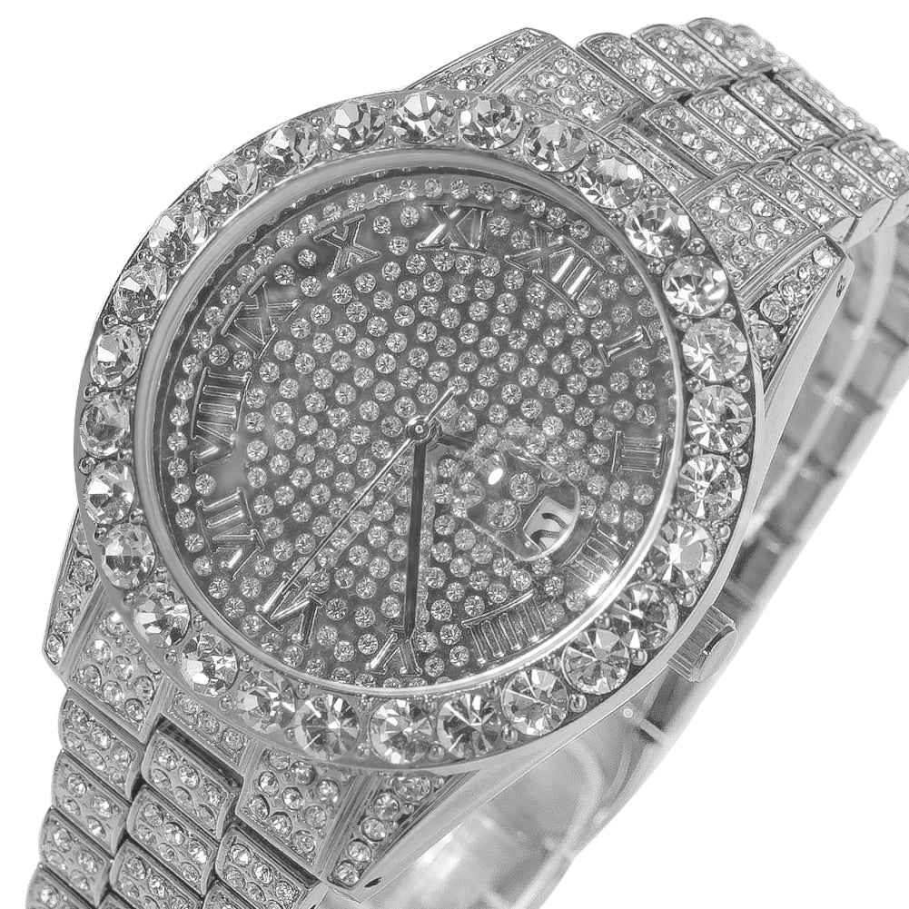 Fully Iced Down Watch