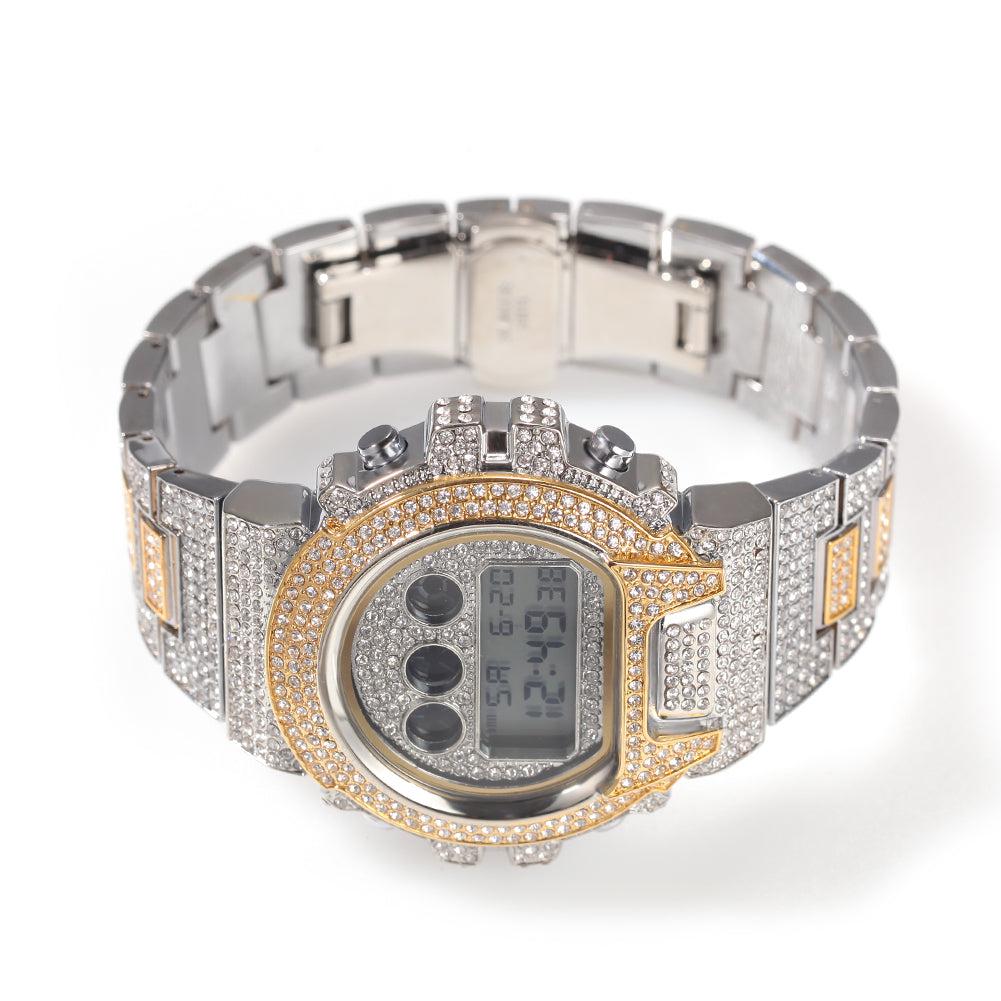 Iced Down Digital Watch