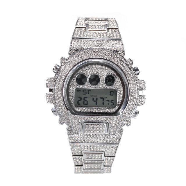 Iced Down Digital Watch