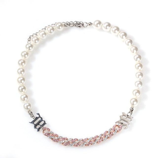Icy Chain Pearl necklace