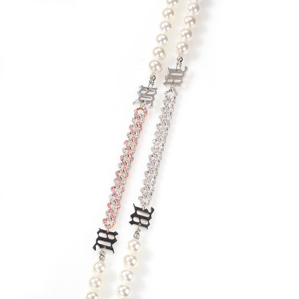Icy Chain Pearl necklace