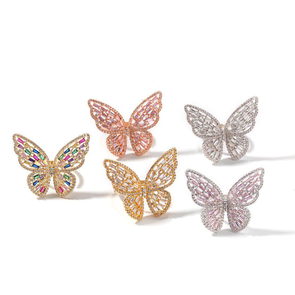 Kristi Adjustable Butterfly Ring (Adjustable)