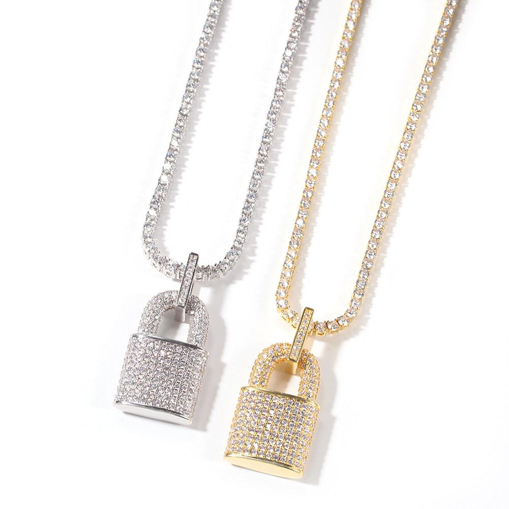 Locked-In Padlock Necklace