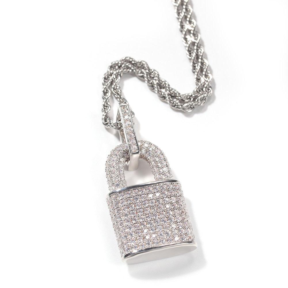 Locked-In Padlock Necklace