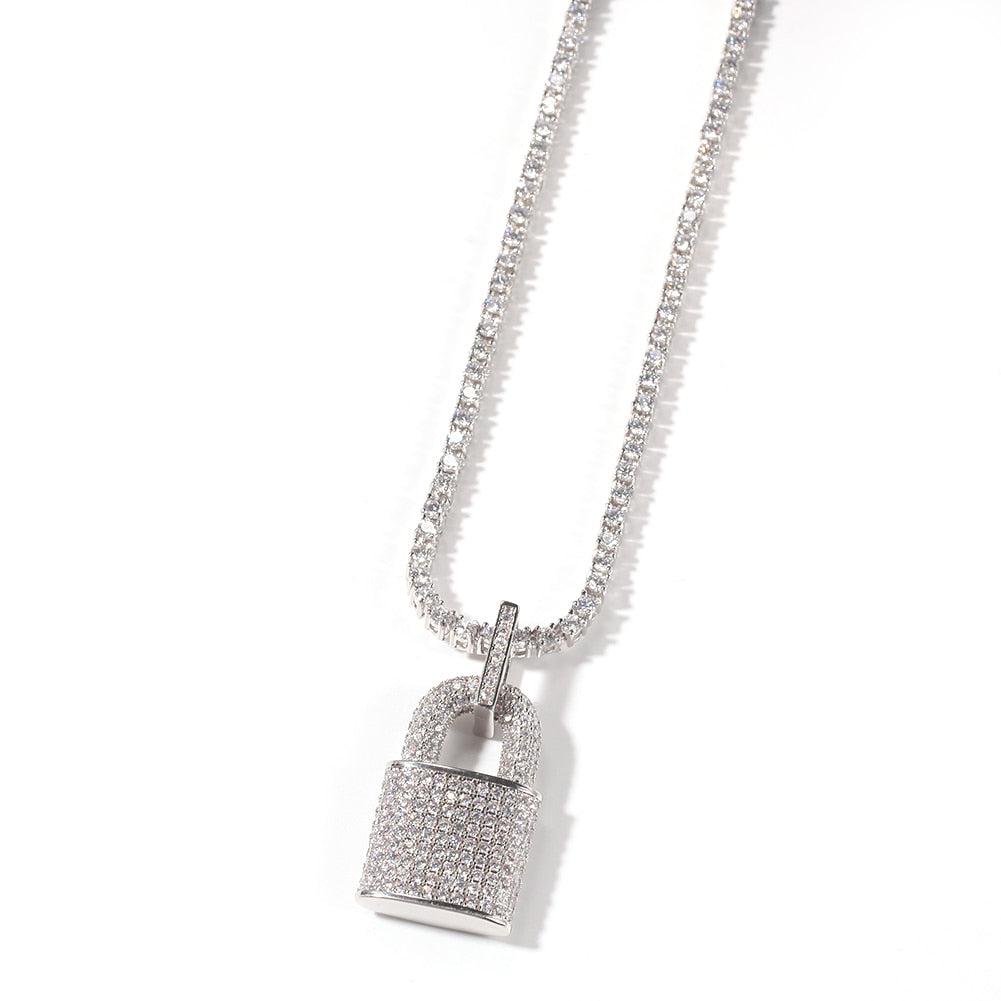 Locked-In Padlock Necklace