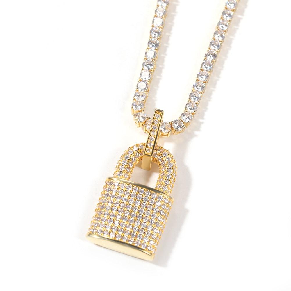Locked-In Padlock Necklace