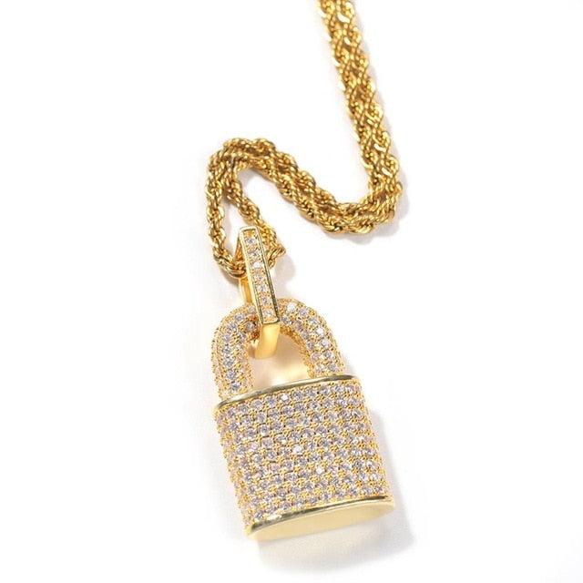 Locked-In Padlock Necklace