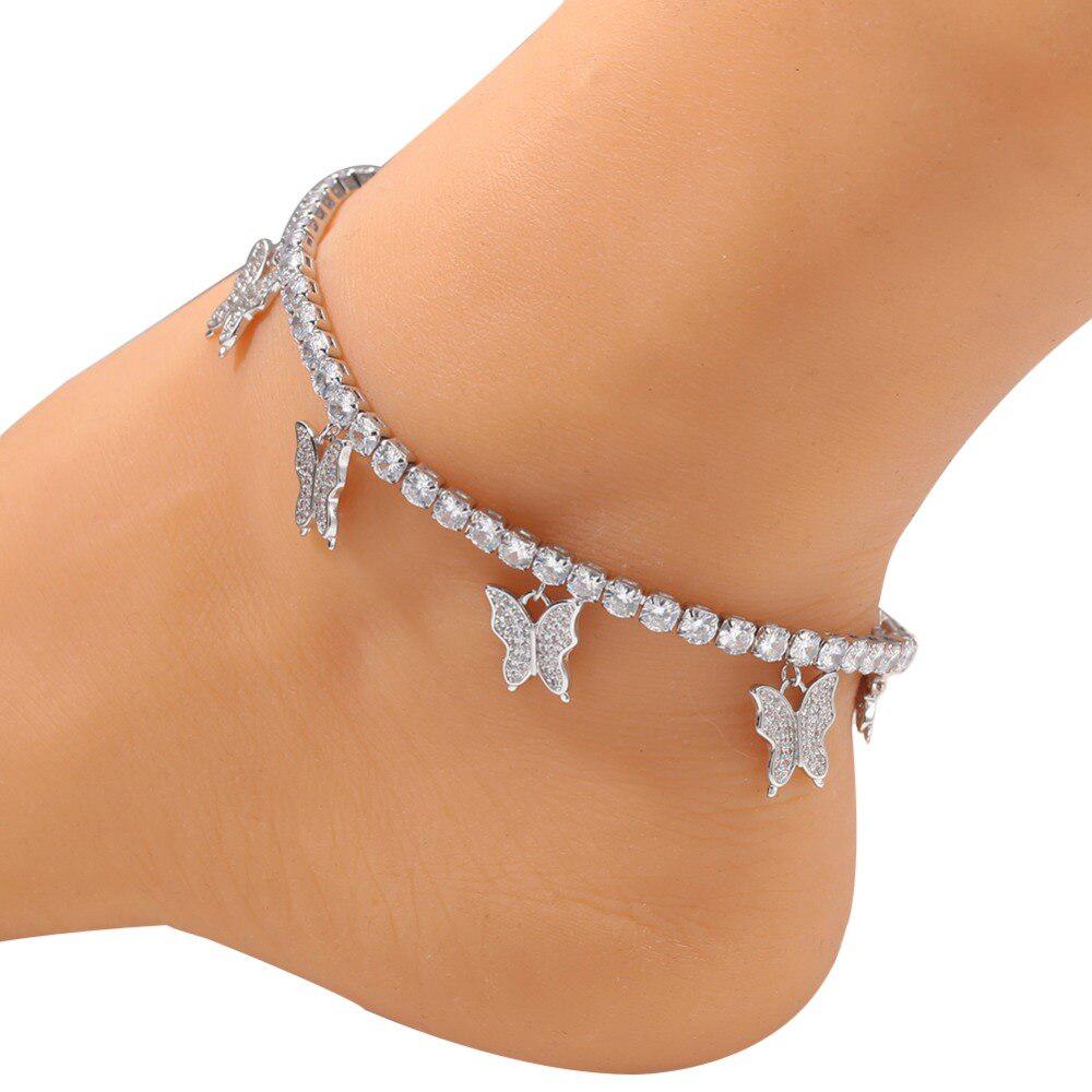 Mini Butterfly Tennis Anklet