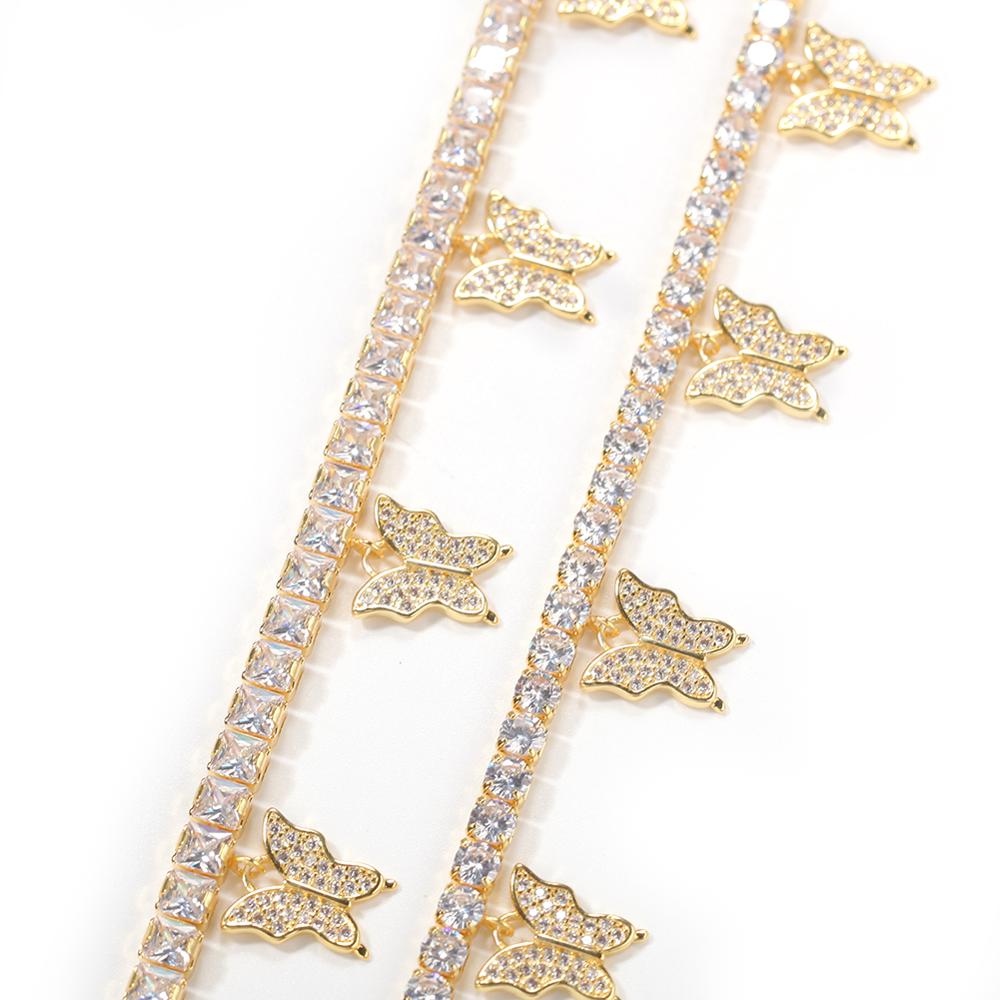 Mini Butterfly Tennis Anklet