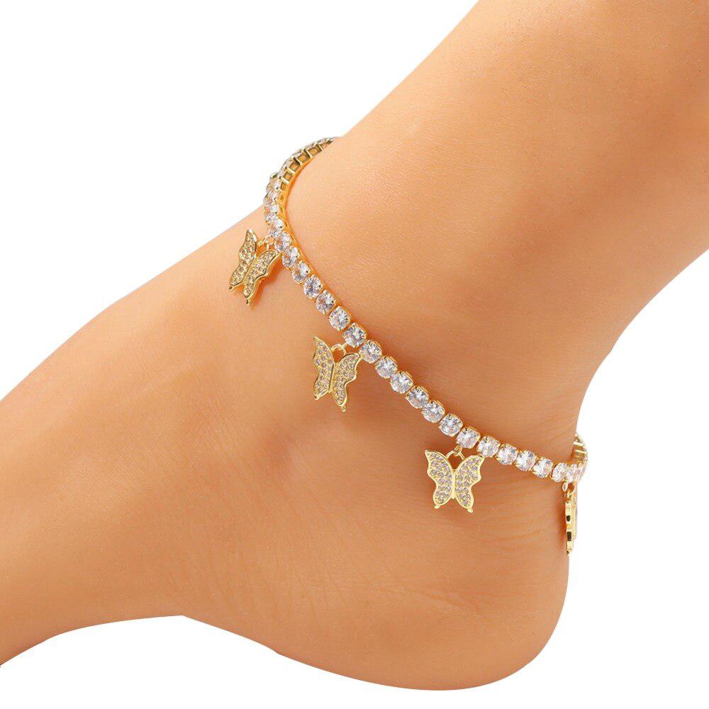 Mini Butterfly Tennis Anklet