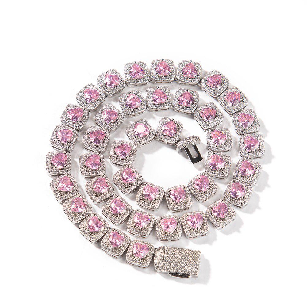 PINK HEART JEWELRY SET