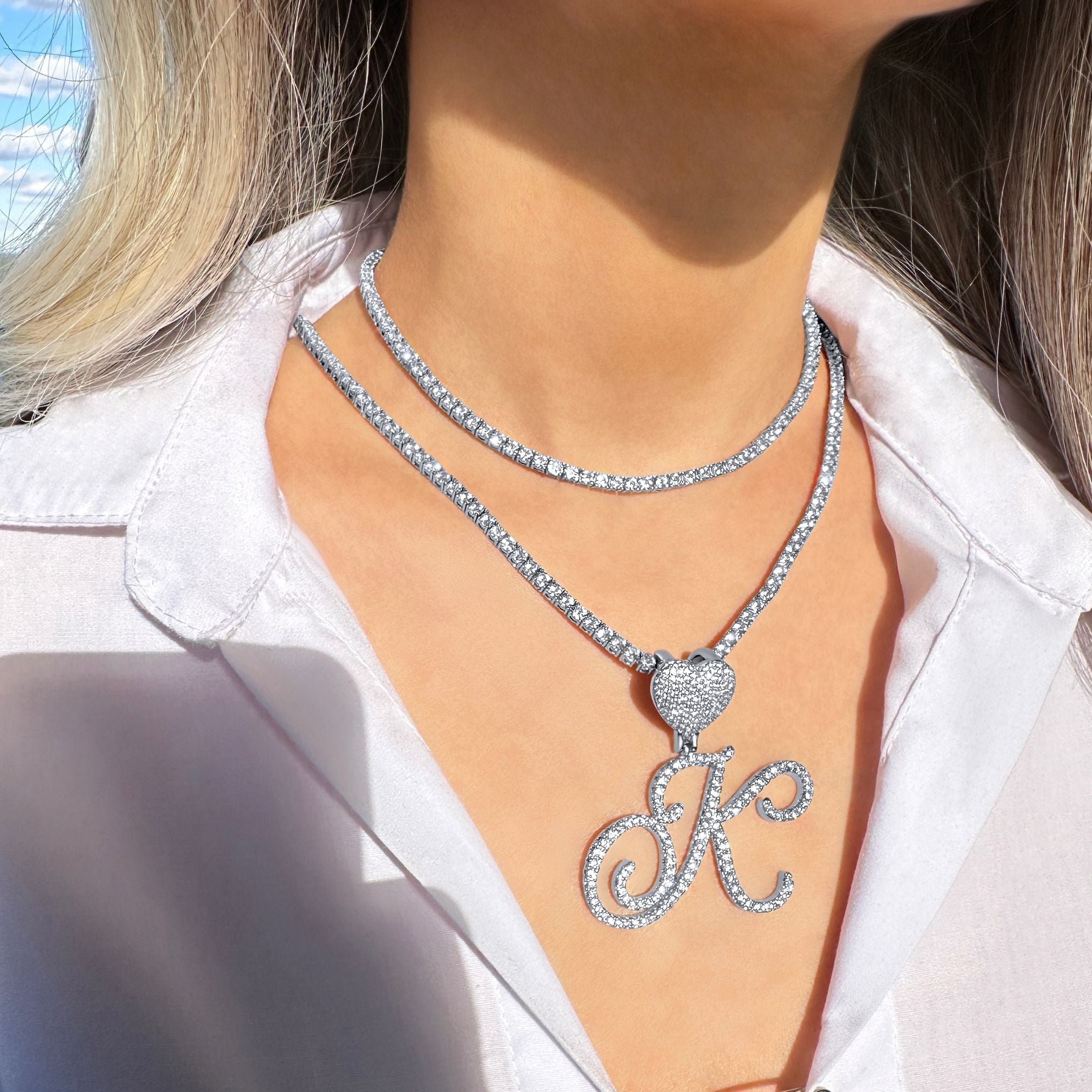 Cursive Initial Necklace