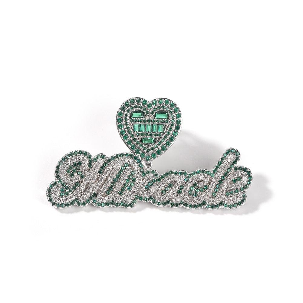 HEART CLASP CUSTOM NAME CHAIN (TWO LAYER)